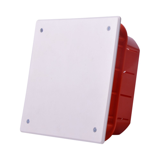Caja de Registro Plástica de Empotrar 160 x 160 x 65 (6'' x 6'') c/Tornillo
