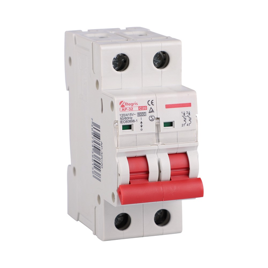 Breaker 6kA 2P 6A - 63A Curva C