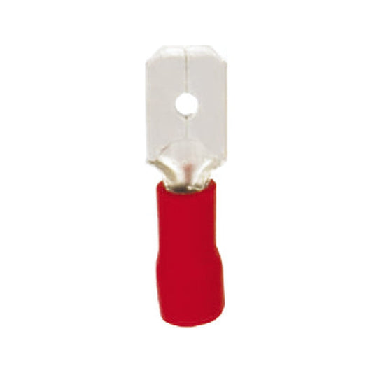 Terminal Macho 0.5 - 1.5 mm² Rojo (1.25-250), 100 piezas