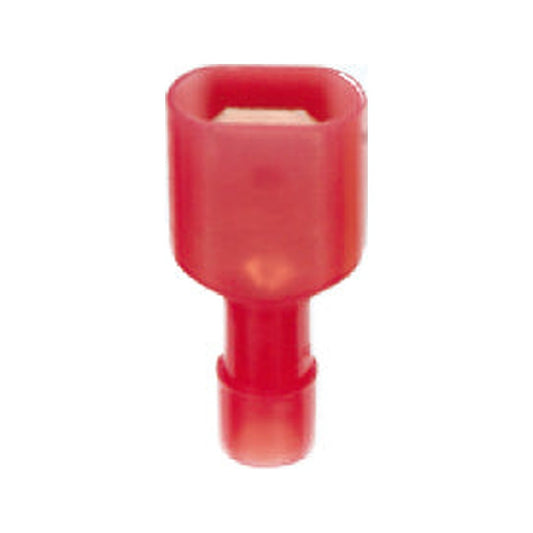 Terminal Aislado Macho (Nylon) 0.5 - 1.5 mm² Rojo (1.25-250), 100 piezas