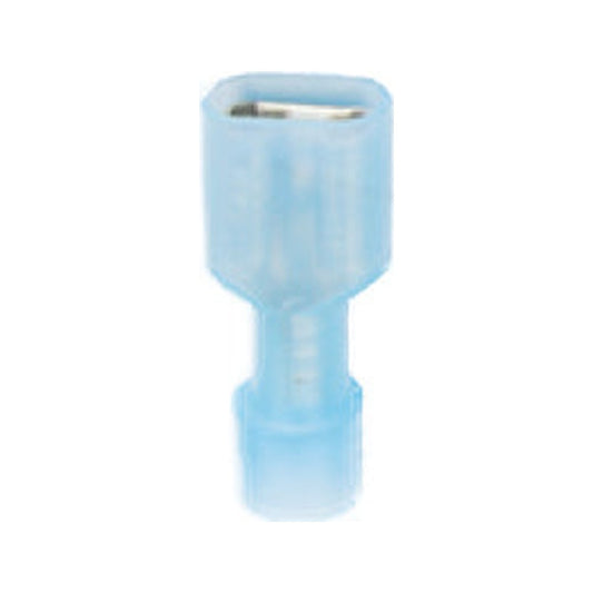 Terminal Aislado Hembra (Nylon) 1.5 - 2.5 mm² Azul (2-250), 100 piezas