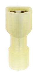Terminal Aislado Hembra (Nylon) 4.0 - 6.0 mm² Amarillo (5.5-250), 100 piezas