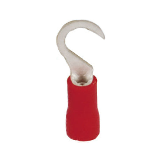 Terminal Aislado Gancho 0.5 - 1.5 mm² Rojo (1.25-5), 100 piezas