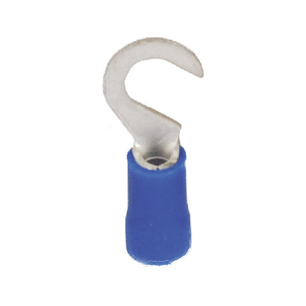 Terminal Aislado Gancho 1.5 - 2.5 mm² Azul (2-5), 100 piezas
