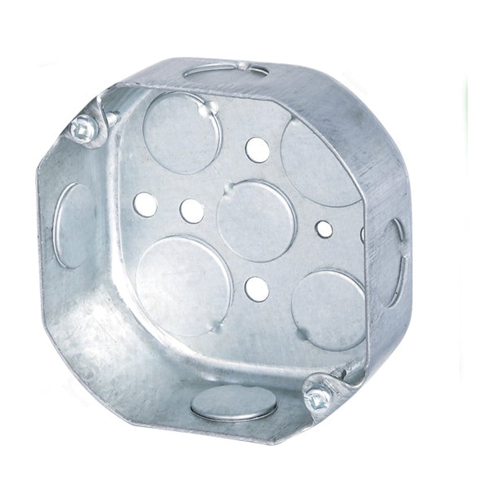 Caja, Octagonal 4'', 1/2'' Knockouts, 1.2 mm