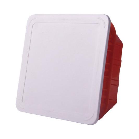 Caja de Registro Plástica de Empotrar 200 x 200 x 70 (8'' x 8'')