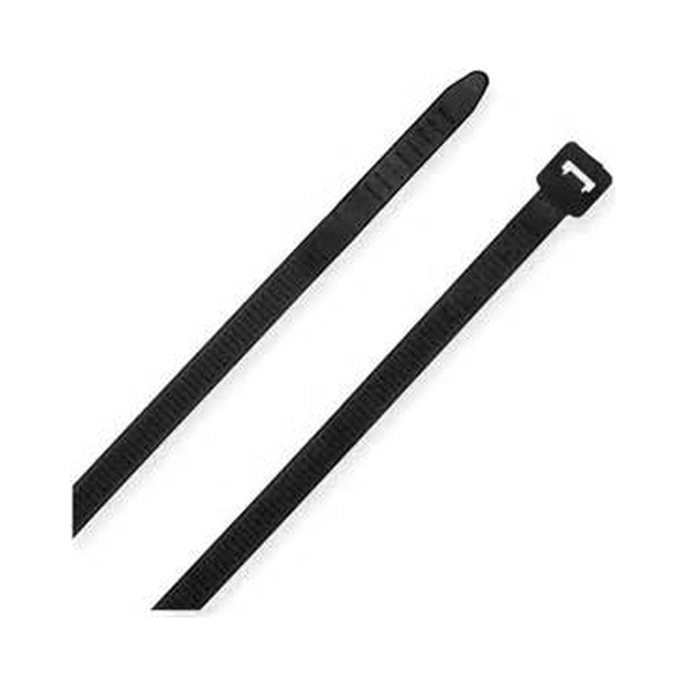 Tie Wrap, Negro, 9.0 mm x 400.0 mm, 100 piezas (16'')